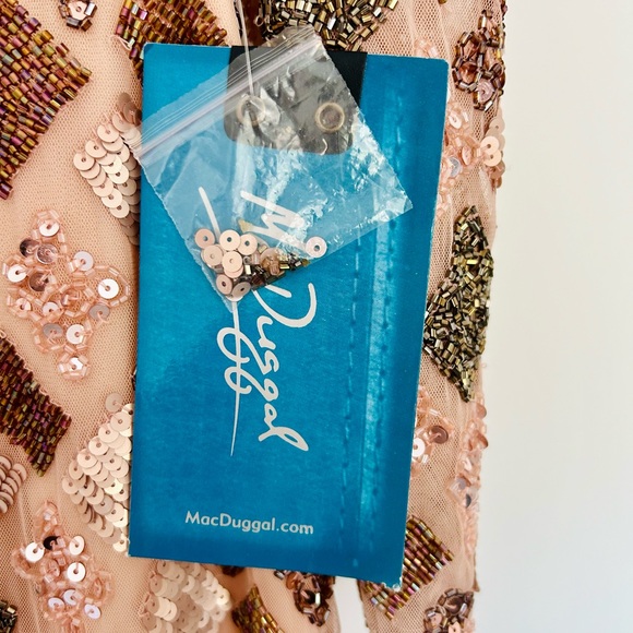 NWT Mac Duggal Midi Dress, Sz 4 - Picture 6 of 11